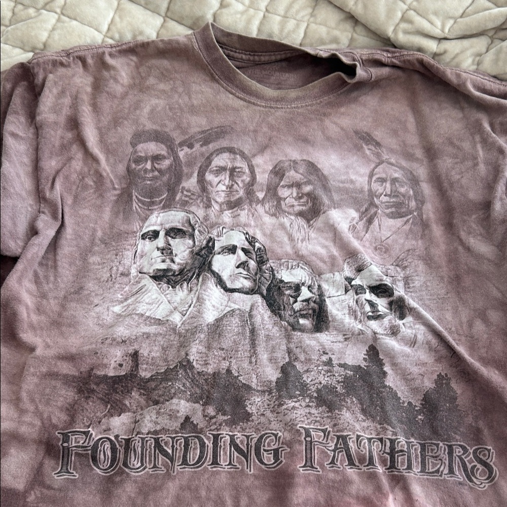 The Mountain Founding Fathers Graphic Tee - Purple